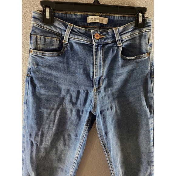 Zara Z1975 High Rise Skinny Medium Wash Jeans - Picture 5 of 10